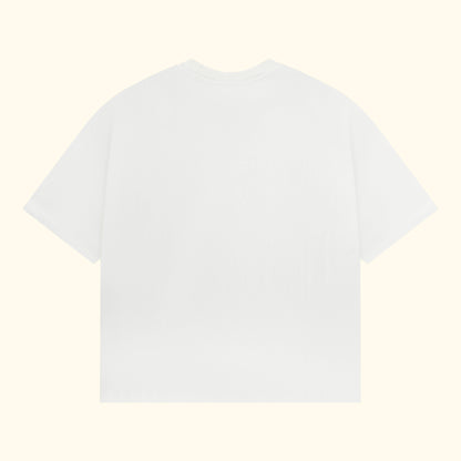 box t-shirt - almond milk